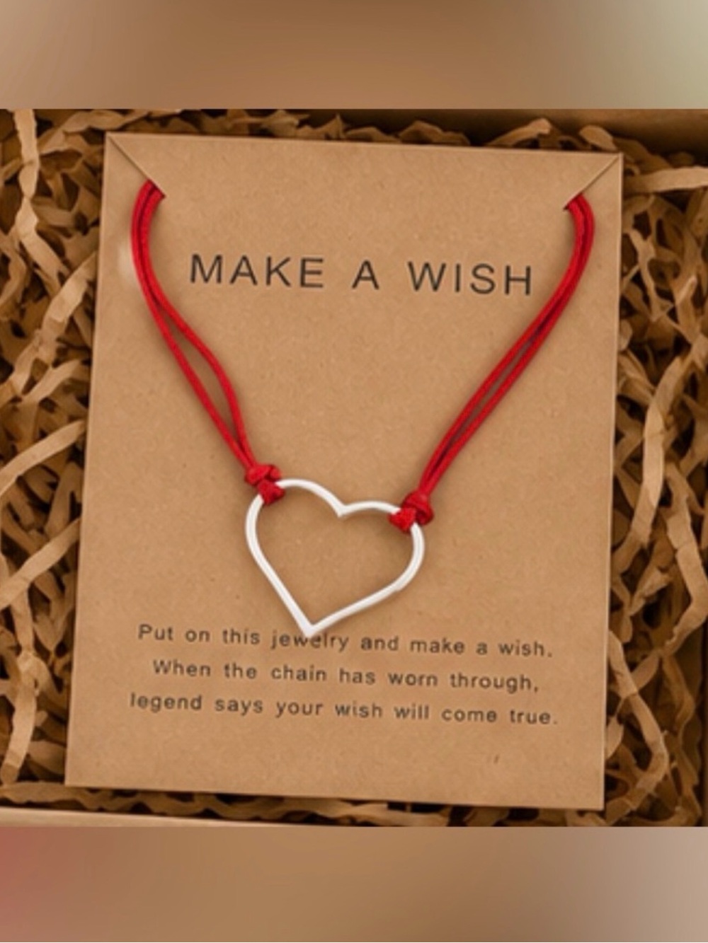 Make a Wish Heart Bracelet
